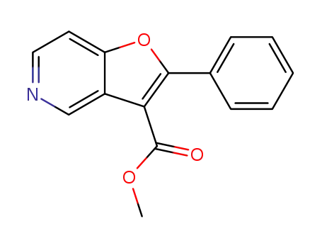 3-methoxycarbonyl-2-phenylfuro<3,2-c>pyridine