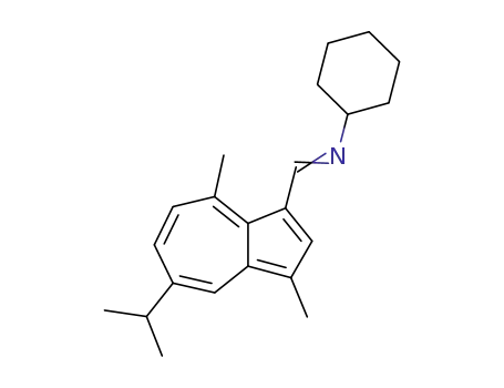 N-<S-Guajazulenyl-(3)-methylen>-cyclohexylamin