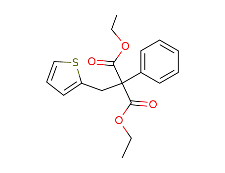 phenyl-[2]thienylmethyl-malonic acid diethyl ester