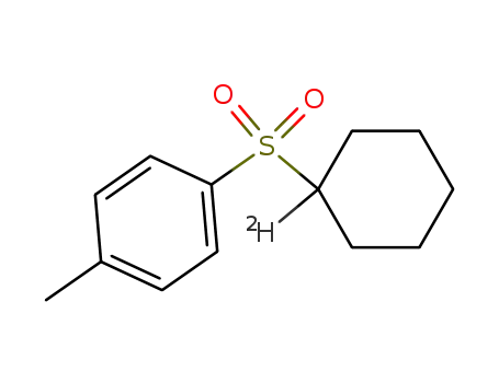 Molecular Structure of 106588-37-8 ((1-deuterio-cyclohexyl)-<i>p</i>-tolyl sulfone)