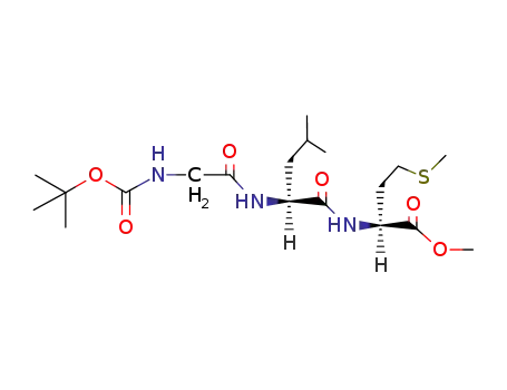 Molecular Structure of 73994-96-4 (Boc-Gly-Leu-Met-OMe)