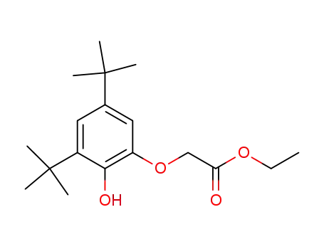 Acetic acid, [3,5-bis(1,1-dimethylethyl)-2-hydroxyphenoxy]-, ethyl ester