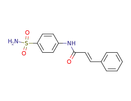 Molecular Structure of 2621-98-9 (3-phenyl-N-(4-sulfamoylphenyl)prop-2-enamide)