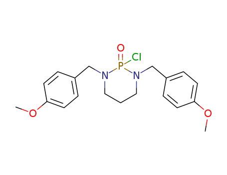 1,3,2-Diazaphosphorine,2-chlorohexahydro-1,3-bis[(4-methoxyphenyl)methyl]-, 2-oxide cas  6533-31-9