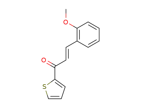 Molecular Structure of 74441-57-9 ((E)-3-(2-METHOXYPHENYL)-1-(2-THIENYL)-2-PROPEN-1-ONE)