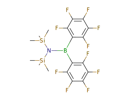 Molecular Structure of 201163-50-0 (N-(bis(perfluorophenyl)boraneyl)-1,1,1-trimethyl-N-(trimethylsilyl)silanamine)