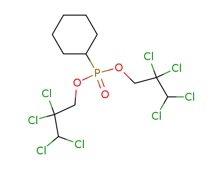 Cyclohexanphosphonsaeure-di-(2,2,3,3-tetrachlor-propylester)
