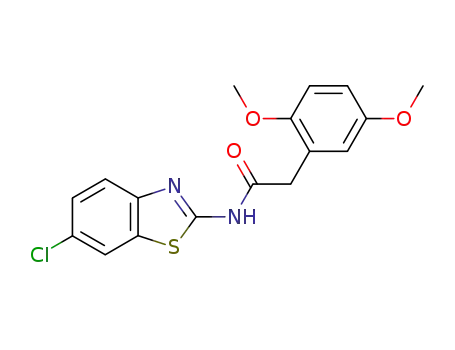 N-(6-chlorobenzothiazole-2-yl)-2-(2,5-dimethoxyphenyl)acetamide