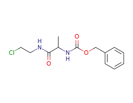 DL-N-Carbobenzoxy-alanin-(2-chloraethyl)-amid