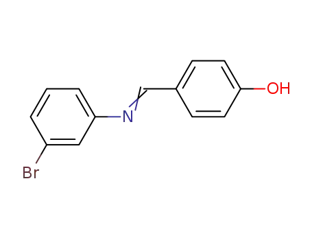 Molecular Structure of 17065-14-4 (4-[(3-bromo-phenylimino)-methyl]-phenol)