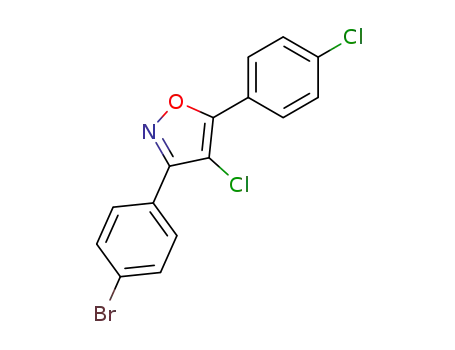 3-(4-bromo-phenyl)-4-chloro-5-(4-chloro-phenyl)-isoxazole