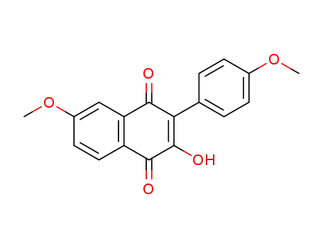 2-hydroxy-6-methoxy-3-(4-methoxy-phenyl)-[1,4]naphthoquinone