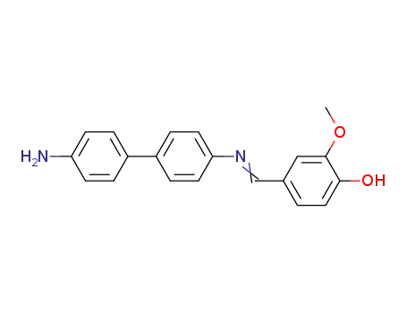 Molecular Structure of 73688-67-2 (N-Vanillylidenebenzidine)