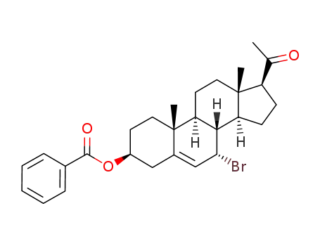3β-benzoyloxy-7α-bromo-pregn-5-en-20-one