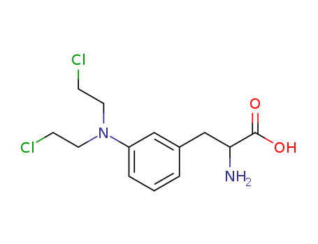 Phenylalanine,3-[bis(2-chloroethyl)amino]- cas  1088-79-5