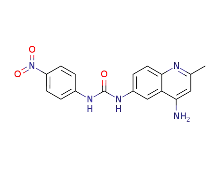 <i>N</i>-(4-amino-2-methyl-[6]quinolyl)-<i>N</i>'-(4-nitro-phenyl)-urea