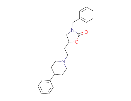 3-benzyl-5-[2-(4-phenyl-piperidin-1-yl)-ethyl]-oxazolidin-2-one