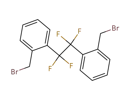 Benzene, 1,1'-(1,1,2,2-tetrafluoro-1,2-ethanediyl)bis[2-(bromomethyl)-
