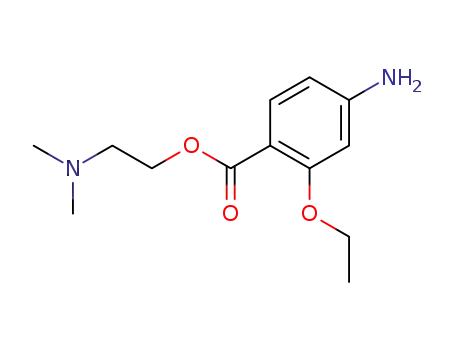 Molecular Structure of 100800-71-3 (2-(dimethylamino)ethyl 4-amino-2-ethoxybenzoate)