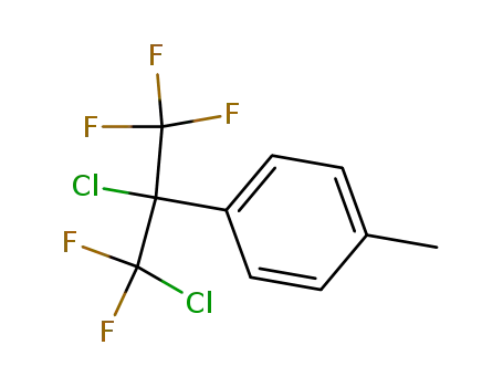 p-Methyl-α-(chlordifluormethyl)-α-(trifluormethyl)-benzylchlorid
