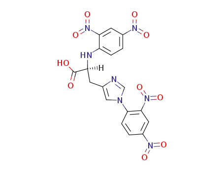 Molecular Structure of 3129-33-7 (BIS(2,4-DINITROPHENYL)-L-HISTIDINE)