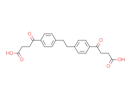 Molecular Structure of 36189-35-2 (4,4'-dioxo-4,4'-bibenzyl-4,4'-diyl-di-butyric acid)