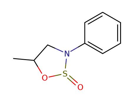 1,2,3-Oxathiazolidine, 5-methyl-3-phenyl-, 2-oxide