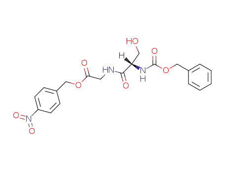 (4-Nitrophenyl)methyl 2-[[3-hydroxy-2-(phenylmethoxycarbonylamino)propanoyl]amino]acetate