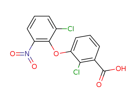 2-Chlor-3-(6-chlor-2-nitro-phenoxy)-benzoesaeure