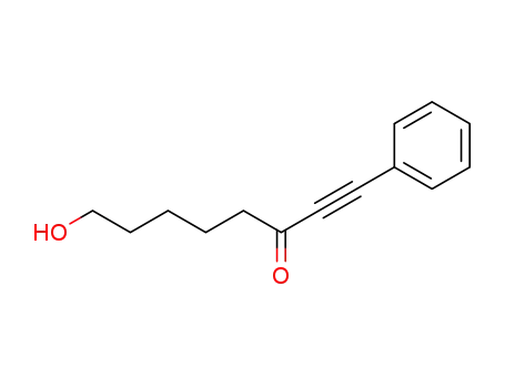 Molecular Structure of 67654-85-7 (1-Octyn-3-one, 8-hydroxy-1-phenyl-)