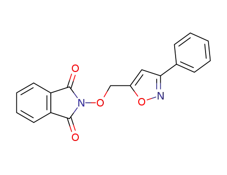 Molecular Structure of 36821-71-3 (<i>N</i>-(3-phenyl-isoxazol-5-ylmethoxy)-phthalimide)