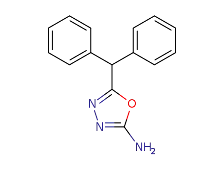 Molecular Structure of 5711-75-1 (5-(Diphenylmethyl)-1,3,4-oxadiazol-2-amine)