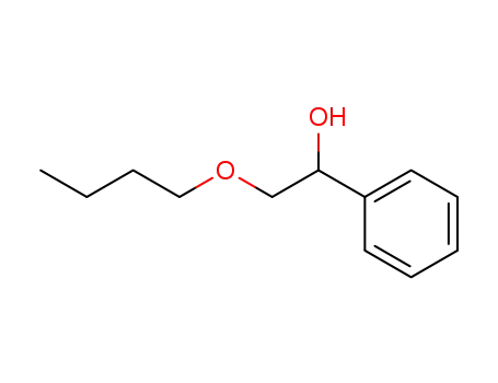 Molecular Structure of 3578-30-1 (Benzenemethanol, a-(butoxymethyl)-)