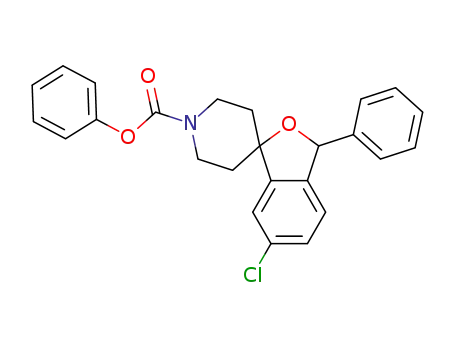 6-chloro-3-phenyl-3<i>H</i>-spiro[isobenzofuran-1,4'-piperidine]-1'-carboxylic acid phenyl ester