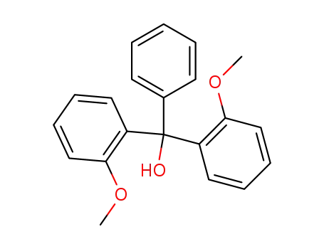 Molecular Structure of 6333-10-4 (bis(2-methoxyphenyl)(phenyl)methanol)
