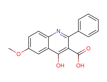 4-hydroxy-6-methoxy-2-phenyl-quinoline-3-carboxylic acid