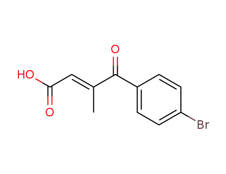 4-(4-bromo-phenyl)-3-methyl-4-oxo-<i>trans</i>-crotonic acid