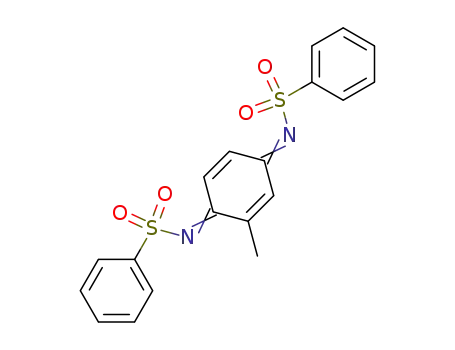 2-methyl-N,N'-bis(phenylsulfonyl)-1,4-benzoquinone diimine