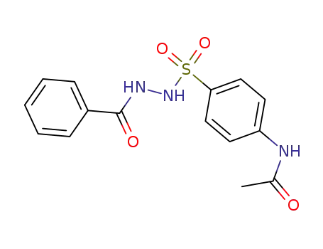 Molecular Structure of 2408-99-3 (<i>N</i>-(<i>N</i>-acetyl-sulfanilyl)-<i>N</i>'-benzoyl-hydrazine)