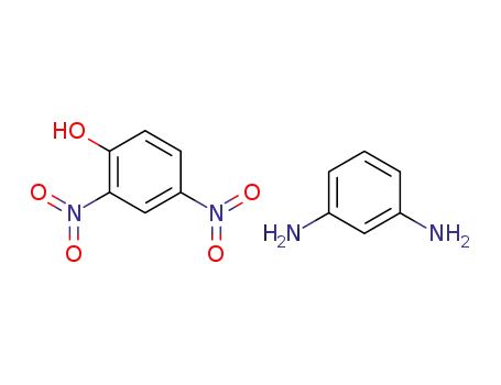 Molecular Structure of 78577-10-3 (<i>m</i>-phenylenediamine; compound with 2.4-dinitro-phenol)