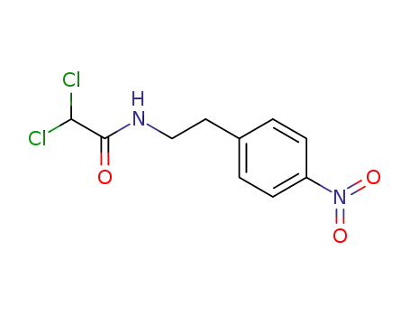 Molecular Structure of 102904-25-6 (1-(4-nitrophenyl)-2-dichloroacetamidoethane)