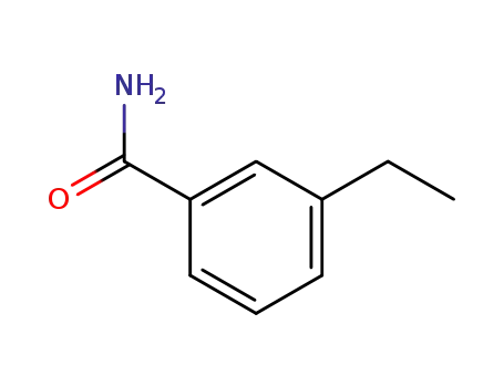 Molecular Structure of 500293-87-8 (Benzamide, 3-ethyl- (9CI))