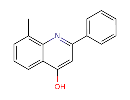 Molecular Structure of 92855-38-4 (8-METHYL-2-PHENYL-4-QUINOLINOL)