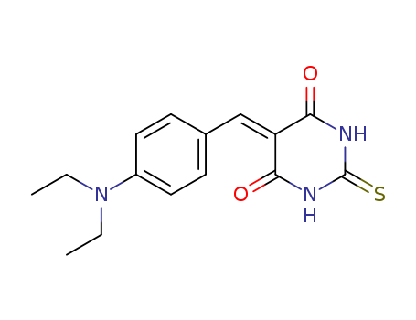 4,6(1H,5H)-Pyrimidinedione,5-[[4-(diethylamino)phenyl]methylene]dihydro-2-thioxo- cas  60045-59-2