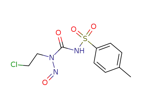 Molecular Structure of 33024-34-9 (N-[[(2-Chloroethyl)nitrosoamino]carbonyl]-4-methylbenzenesulfonamide)