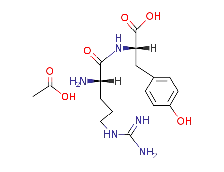Molecular Structure of 74863-13-1 (H-ARG-TYR-OH ACETATE SALT)