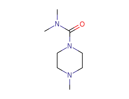 Molecular Structure of 21579-89-5 (1-Piperazinecarboxamide,N,N,4-trimethyl-(6CI,8CI))