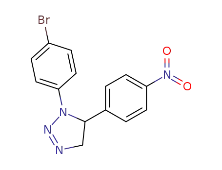 1-(4-bromo-phenyl)-5-(4-nitro-phenyl)-4,5-dihydro-1<i>H</i>-[1,2,3]triazole