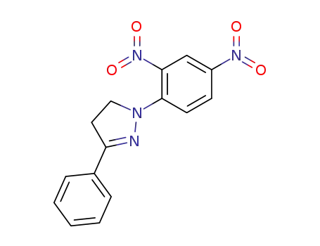 1-(2,4-dinitro-phenyl)-3-phenyl-4,5-dihydro-1<i>H</i>-pyrazole