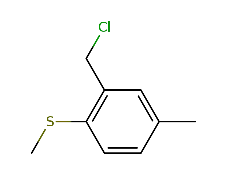 Benzene, 2-(chloromethyl)-4-methyl-1-(methylthio)-